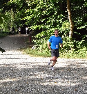 Anders running at Bagsværd Sø